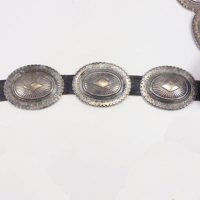 1970s Concha Belt by Ernest Bilagody - Garland's