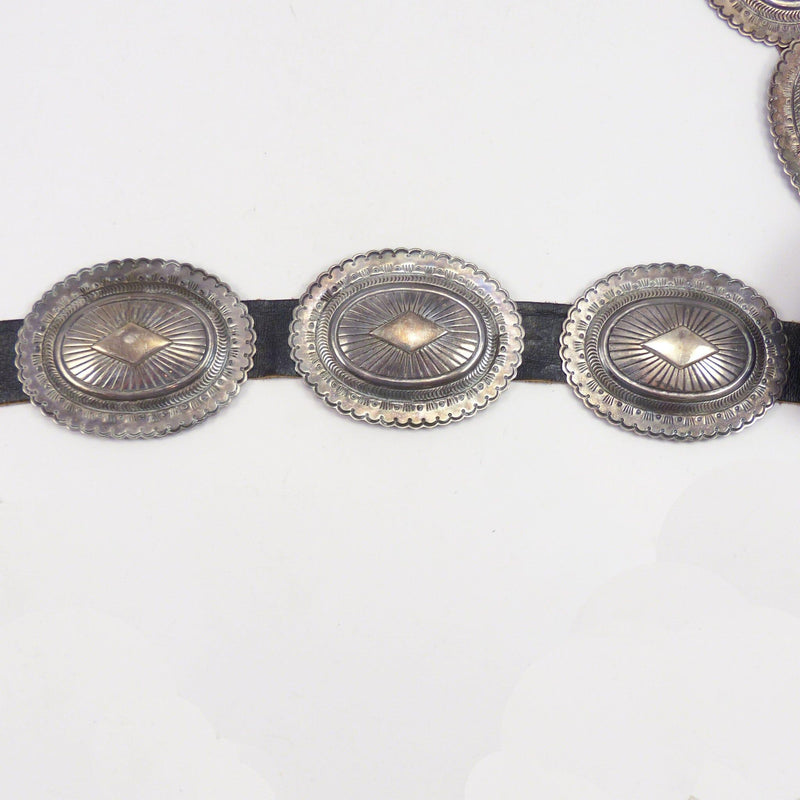 1970s Concha Belt by Ernest Bilagody - Garland&
