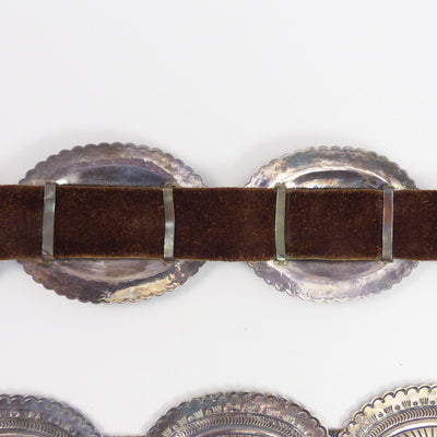 1970s Concha Belt by Ernest Bilagody - Garland's