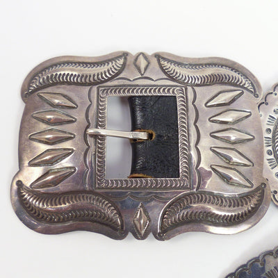 1970s Concha Belt by Ernest Bilagody - Garland's