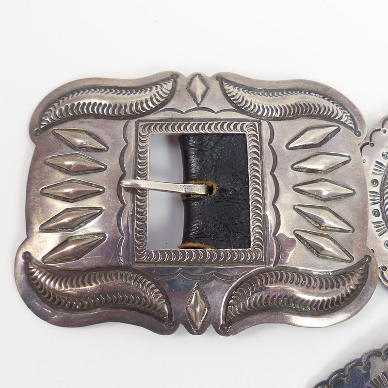 1970s Concha Belt by Ernest Bilagody - Garland&