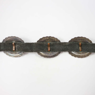 1960s Turquoise Concha Belt by Roger Skeet Jr. - Garland's