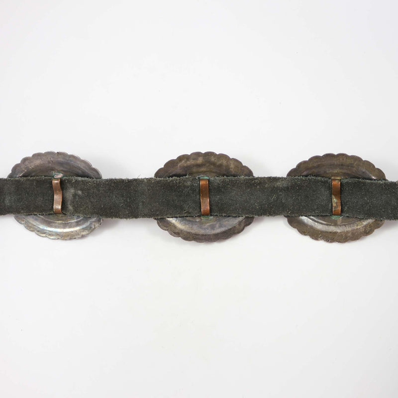 1960s Turquoise Concha Belt by Roger Skeet Jr. - Garland&