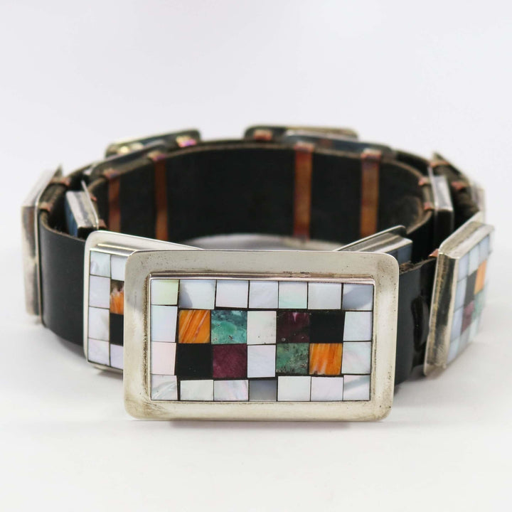 Inlay Concha Belt by Richard Aguilar - Garland's