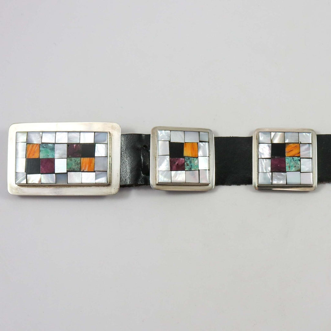 Inlay Concha Belt by Richard Aguilar - Garland's