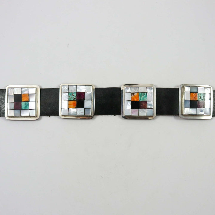 Inlay Concha Belt by Richard Aguilar - Garland's