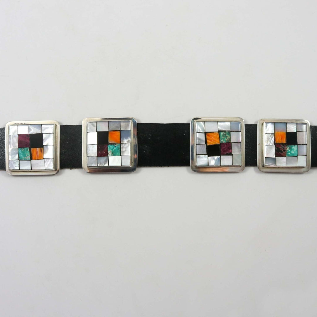 Inlay Concha Belt by Richard Aguilar - Garland's