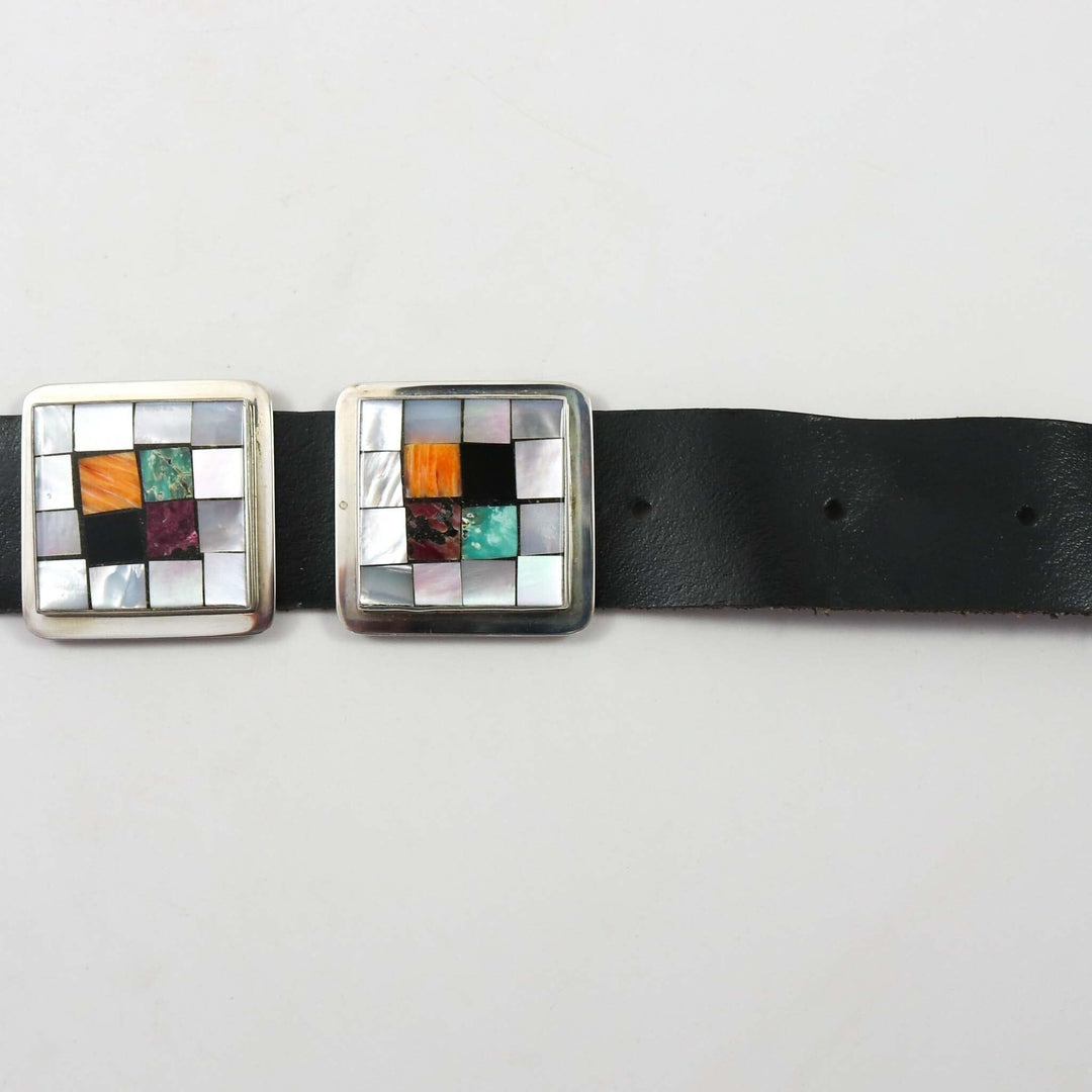 Inlay Concha Belt by Richard Aguilar - Garland's