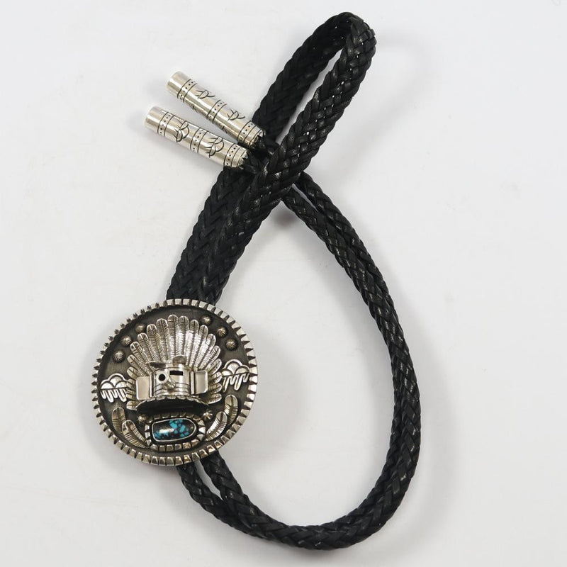 Ithaca Peak Turquoise Bola Tie by Toby Henderson - Garland&