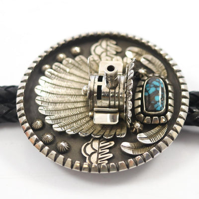 Ithaca Peak Turquoise Bola Tie by Toby Henderson - Garland's