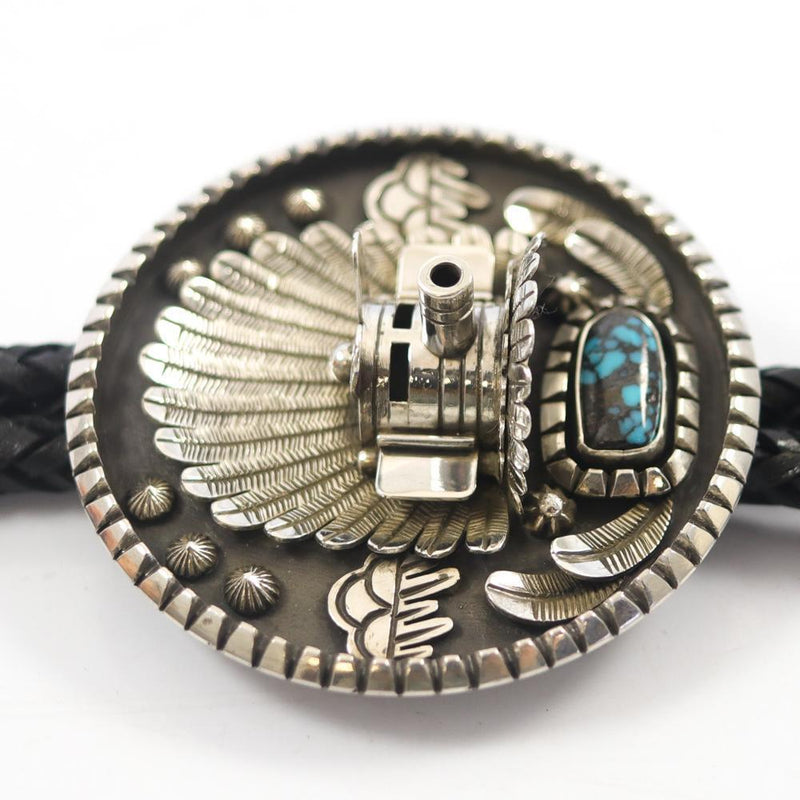 Ithaca Peak Turquoise Bola Tie by Toby Henderson - Garland&