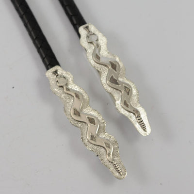 Snake Dance Bola Tie by Bennett Kagenveama - Garland's