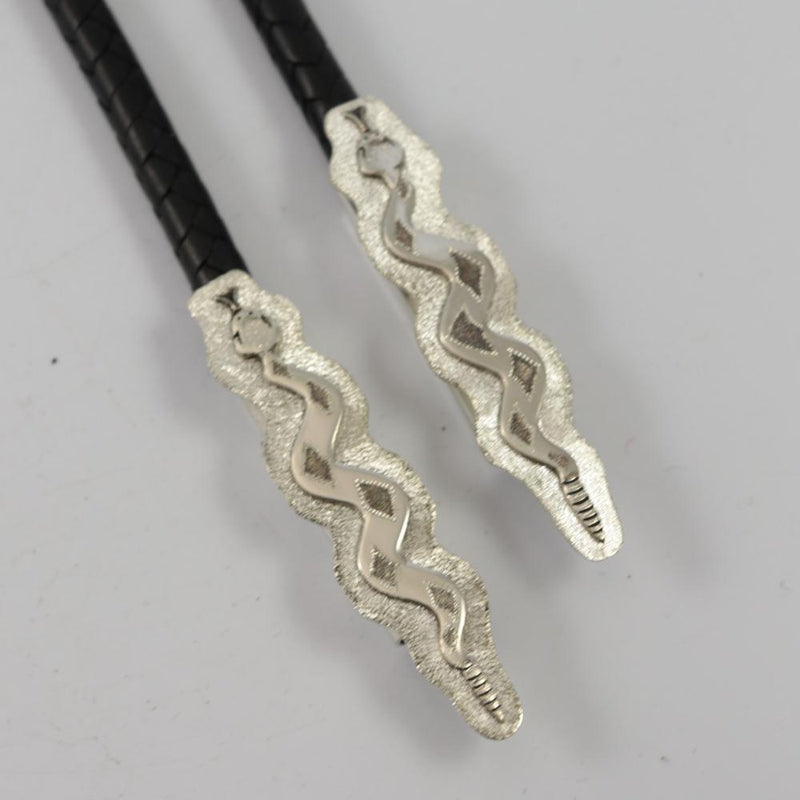 Snake Dance Bola Tie by Bennett Kagenveama - Garland&