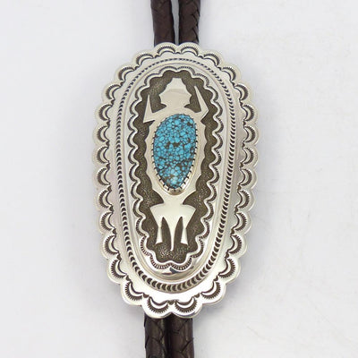 Horned Lizard Bola Tie by Fidel Bahe - Garland's