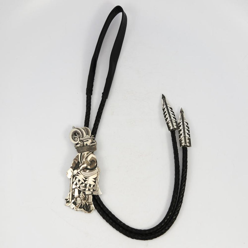 Mountain Ram Bola Tie by Bennett Kagenveama - Garland&