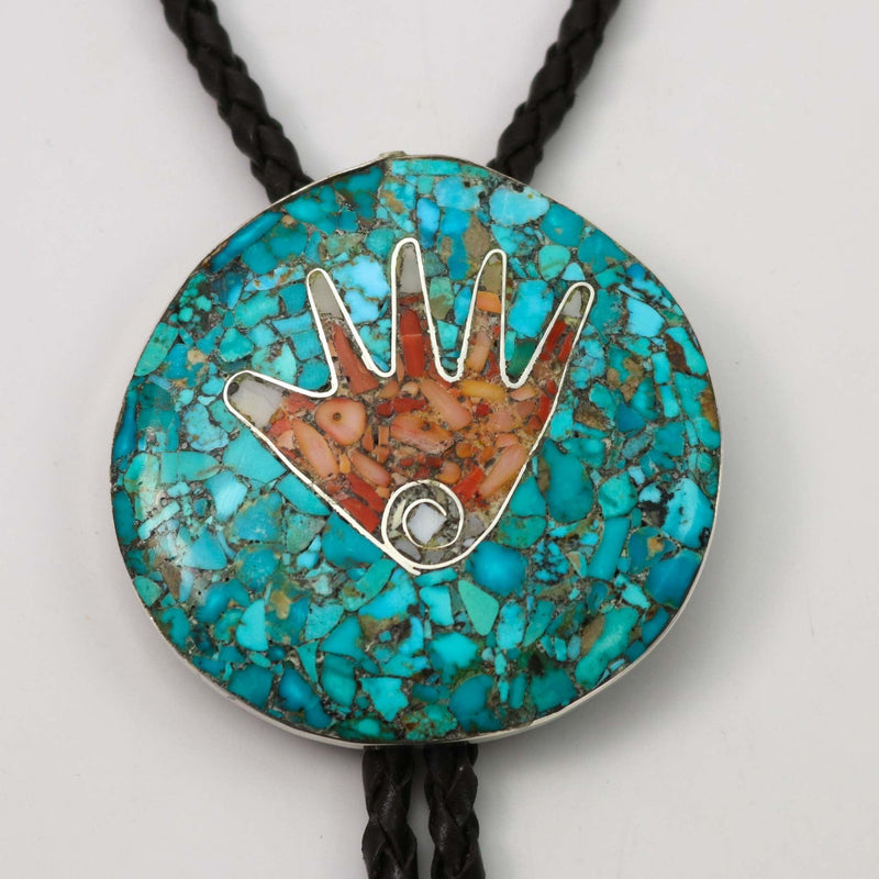 Healing Hand Bola Tie by Mary Lovato - Garland&