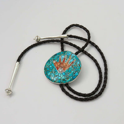 Healing Hand Bola Tie by Mary Lovato - Garland's