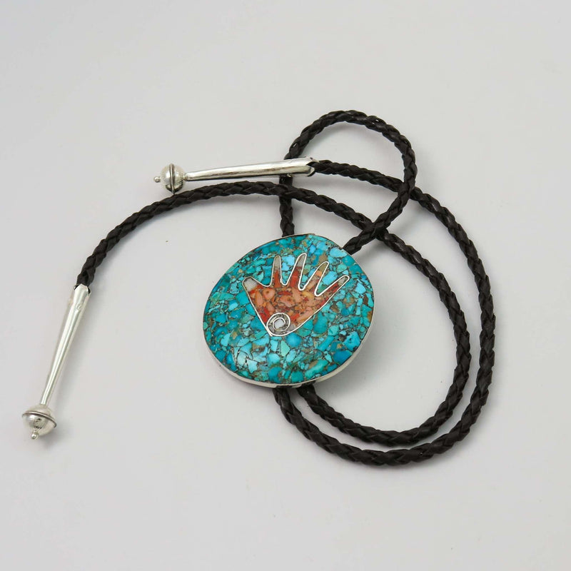 Healing Hand Bola Tie by Mary Lovato - Garland&