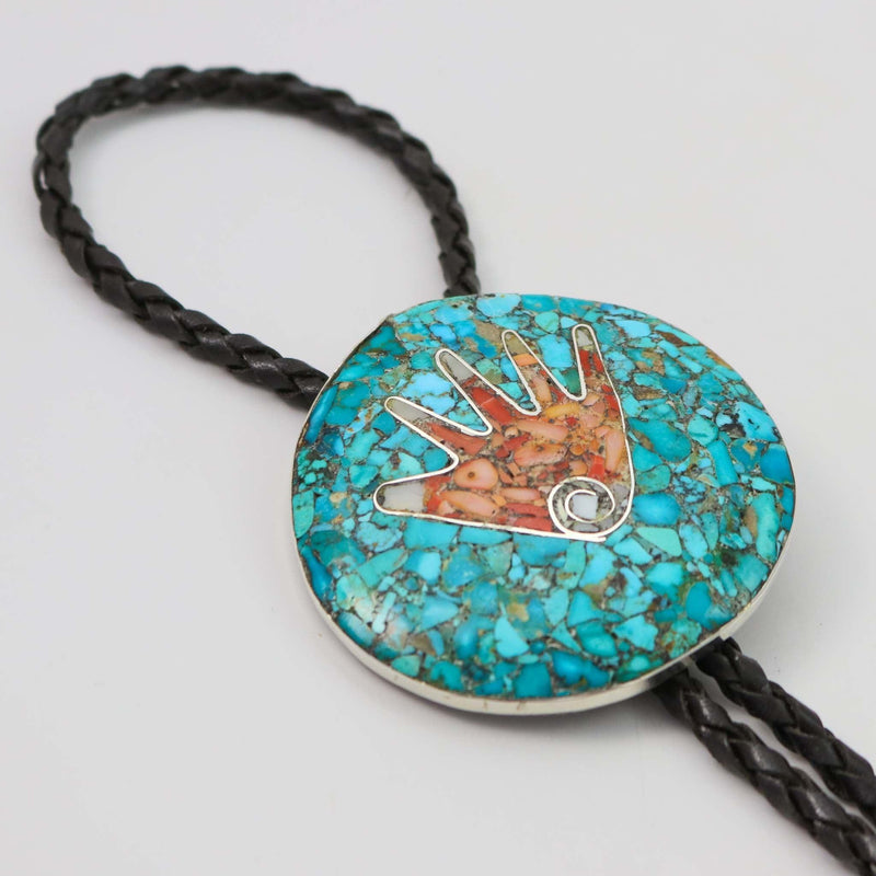 Healing Hand Bola Tie by Mary Lovato - Garland&