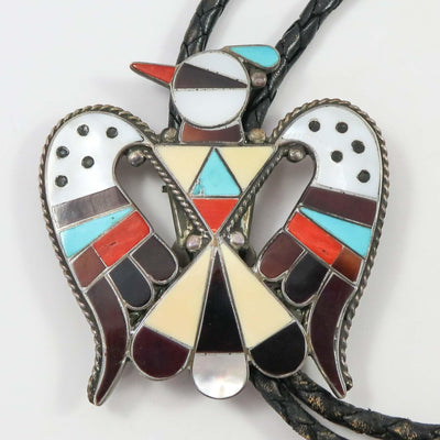 1960s Thunderbird Bola Tie by Bobby and Corraine Shack - Garland's