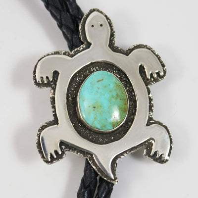 Turquoise Turtle Bola Tie by Marie Jackson - Garland's