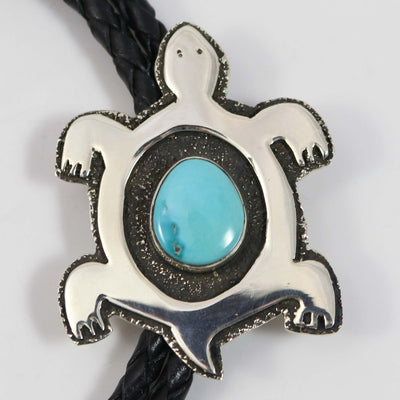 Turquoise Turtle Bola Tie by Marie Jackson - Garland's
