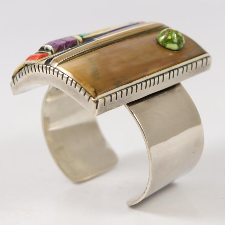 Cobbled Inlay Cuff by Don Staats - Garland's