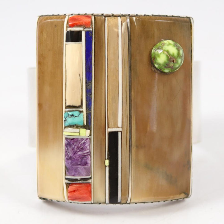 Cobbled Inlay Cuff by Don Staats - Garland's