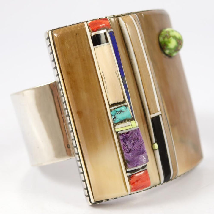 Cobbled Inlay Cuff by Don Staats - Garland's