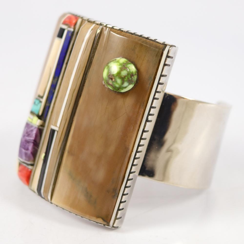 Cobbled Inlay Cuff by Don Staats - Garland's