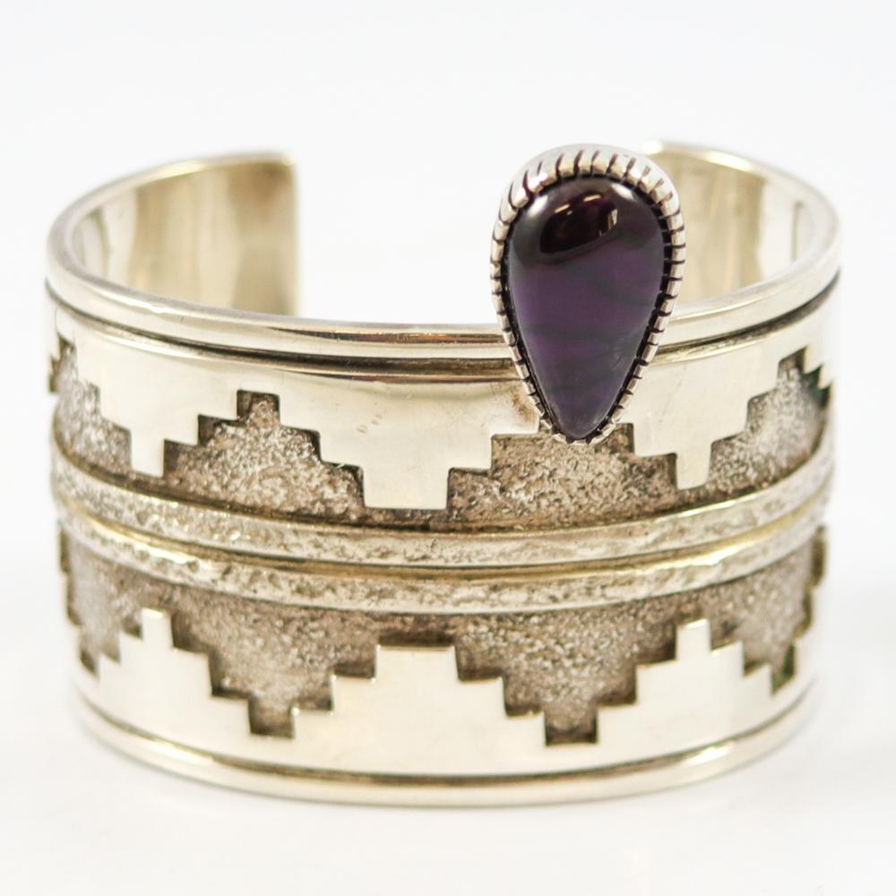 Sugilite Overlay Cuff by Tommy Jackson - Garland's