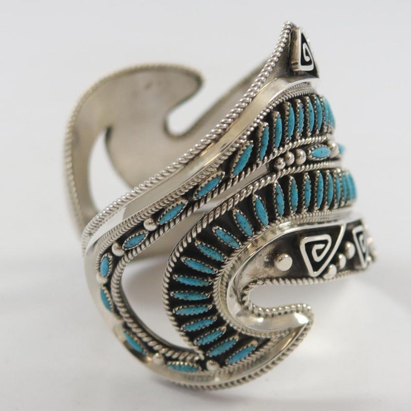 "Carol" Bracelet with Turquoise by Billy Betoney - Garland&