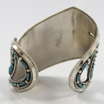 "Carol" Bracelet with Turquoise by Billy Betoney - Garland's