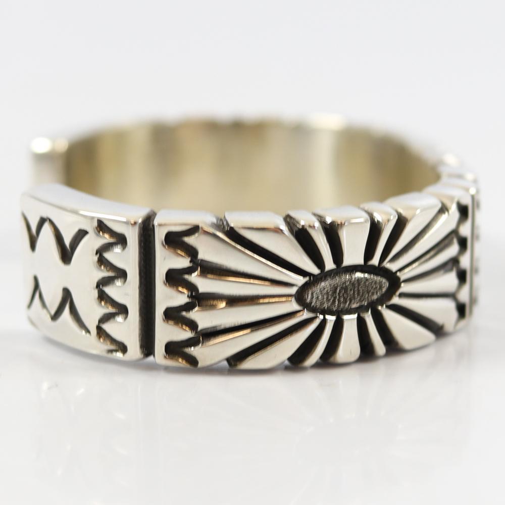 Silver Cuff by Thomas Jim - Garland's