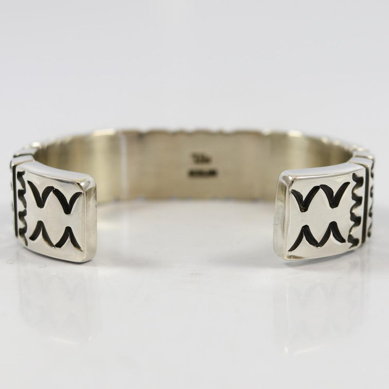 Silver Cuff by Thomas Jim - Garland&