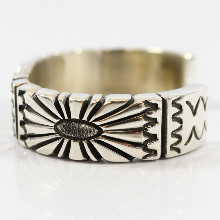 Silver Cuff by Thomas Jim - Garland's