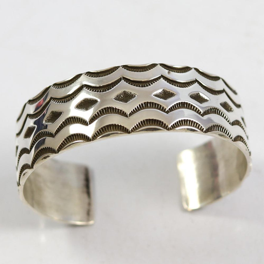 Silver Cuff by Fidel Bahe - Garland's