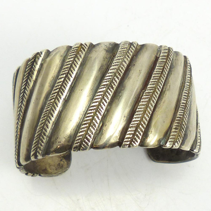Coin Silver Cuff by Jock Favour - Garland&
