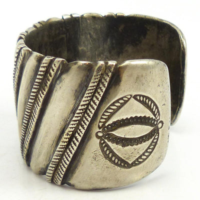 Coin Silver Cuff by Jock Favour - Garland's