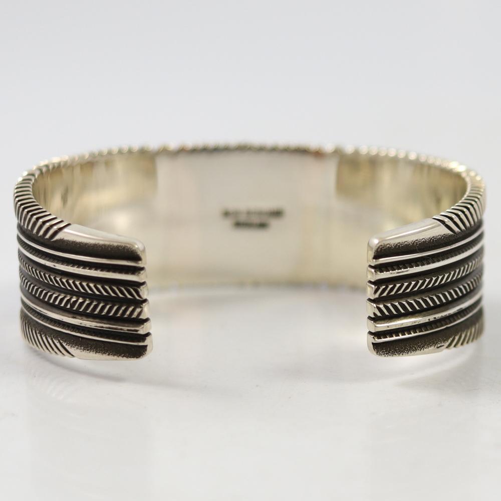 Silver Cuff by Ron Bedonie - Garland's