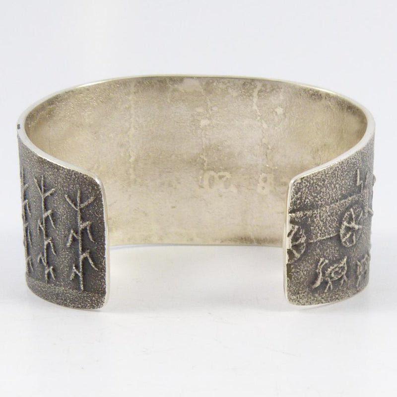 Kingman Turquoise Cuff by Lee Begay - Garland&