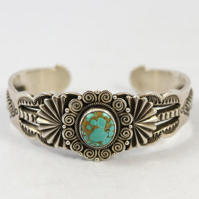 Number Eight Turquoise Cuff by Perry Shorty - Garland's