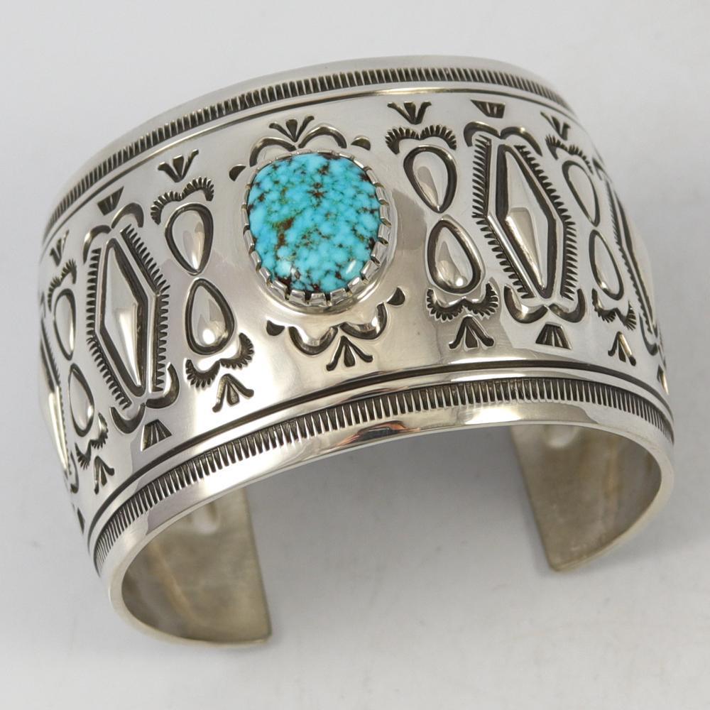 Kingman Turquoise Cuff by Fidel Bahe - Garland's