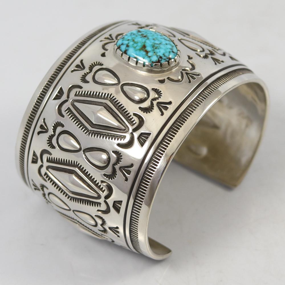 Kingman Turquoise Cuff by Fidel Bahe - Garland's