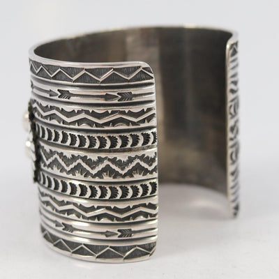 Wide Coral Cuff by Sunshine Reeves - Garland's