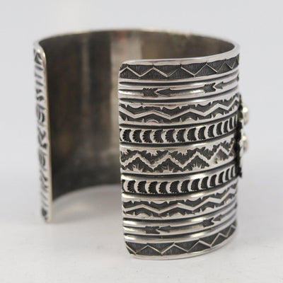 Wide Coral Cuff by Sunshine Reeves - Garland's