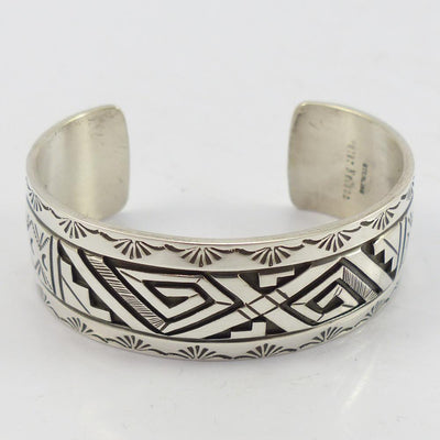 Silver Overlay Cuff by Peter Nelson - Garland's