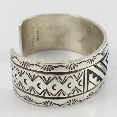 Silver Overlay Cuff by Peter Nelson - Garland's