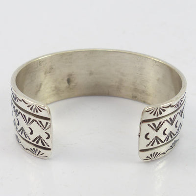 Silver Overlay Cuff by Peter Nelson - Garland's