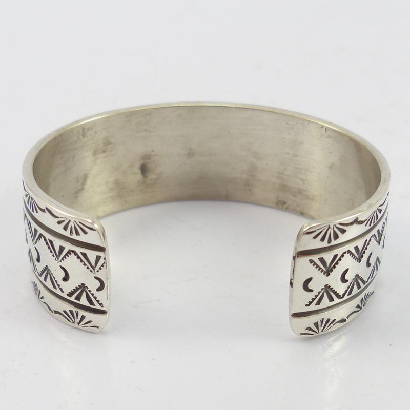Silver Overlay Cuff by Peter Nelson - Garland&